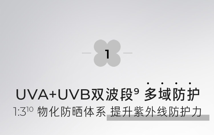 净白修护水感精华防晒霜